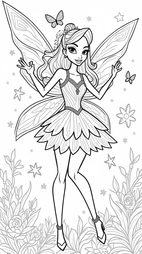 pages à colorier Bloom winx club